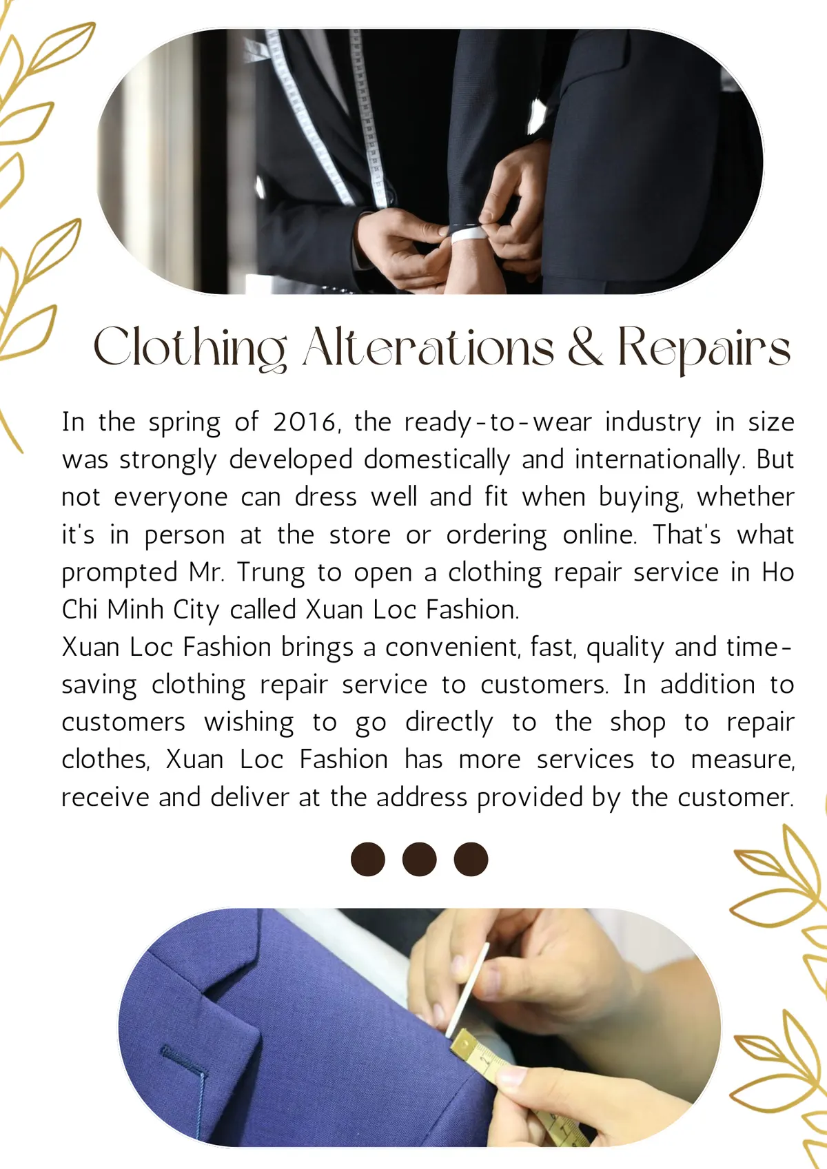 Xuan Loc Fashion – Clothing Alterations & Repairs